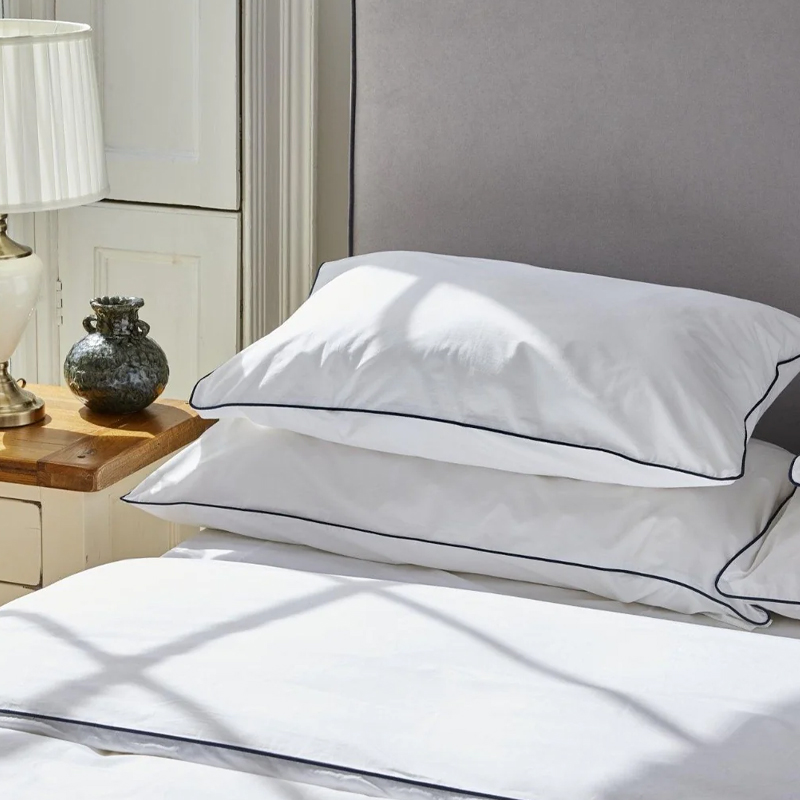 5 réalta óstán plain sateen white Clúdach Cuilt Cuilt