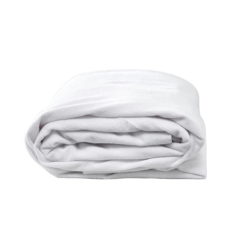 50/50 cadás poileistir 180gsm tuáille tuáille terry óstán uiscedhíonach cosantóir mattress