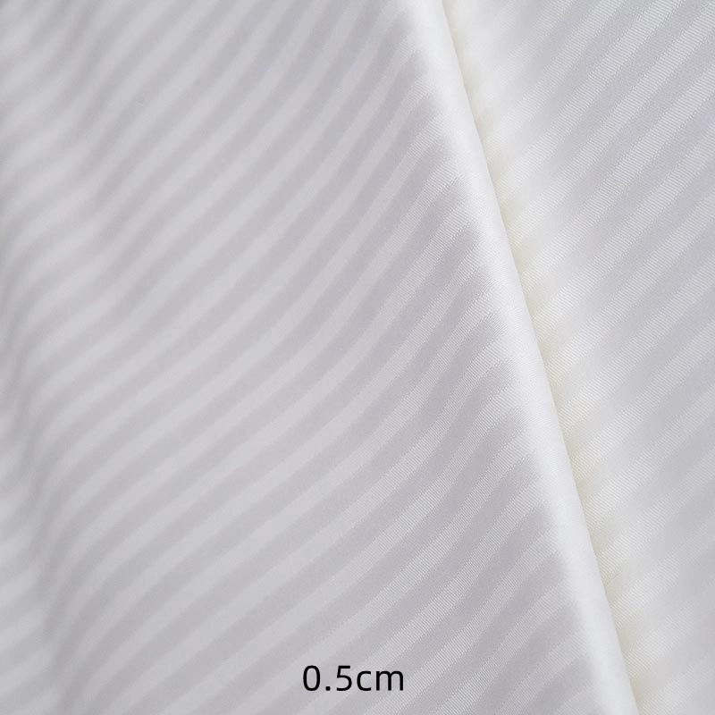 CVC Polycotton White T250 Fabraic Stripe Stripe Fabraic