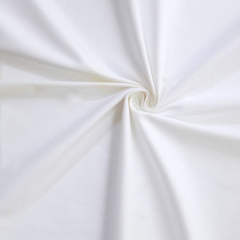 Cotton 60s ciped 330 TC Óstán Leaba Linen Fabraic Línéadach Pure White