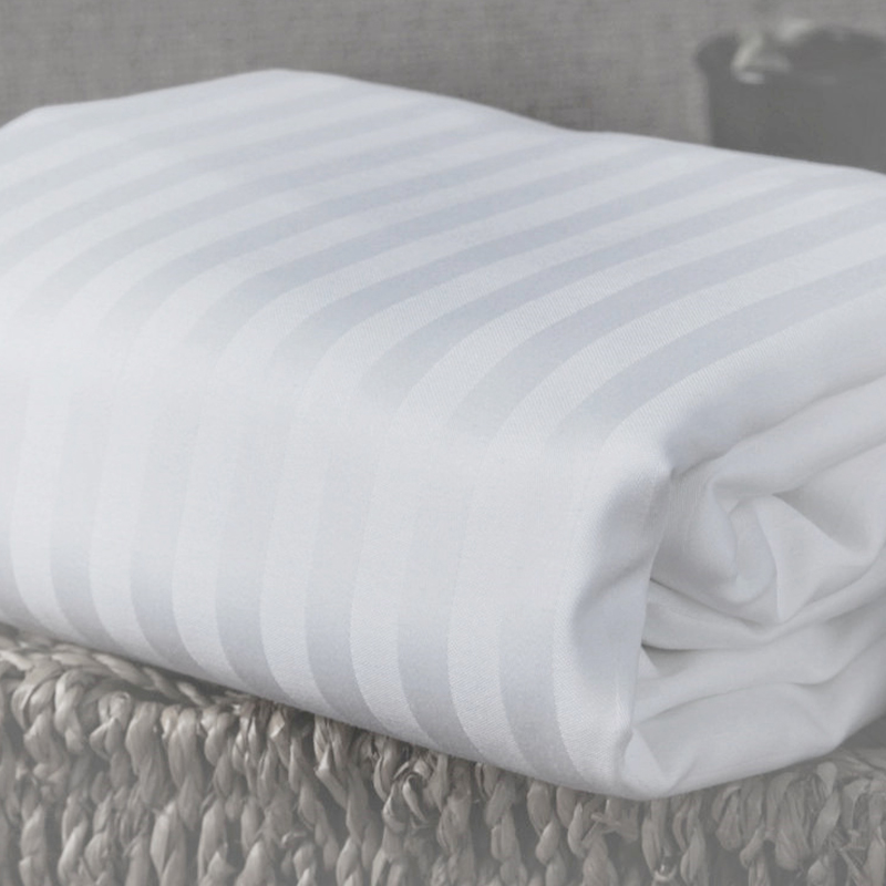 Cotton íon bán TC300 Sateen Stripe Bileoga Bileoga Leapa Bileoga Soláthar