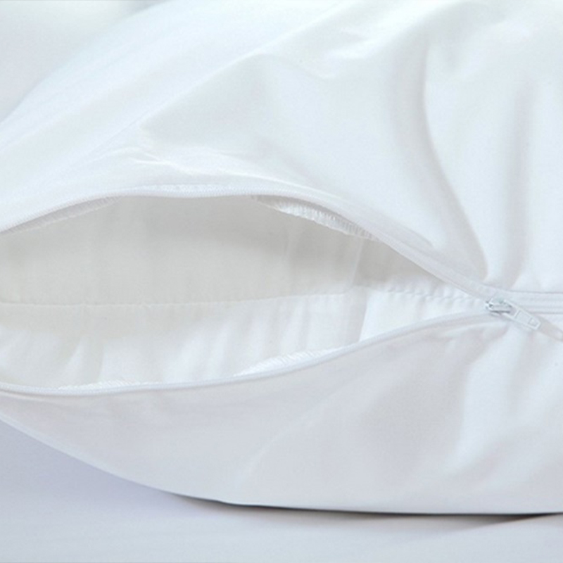 200tc Polycotton Plain Plain White Pillow Protector Hotel Hotel
