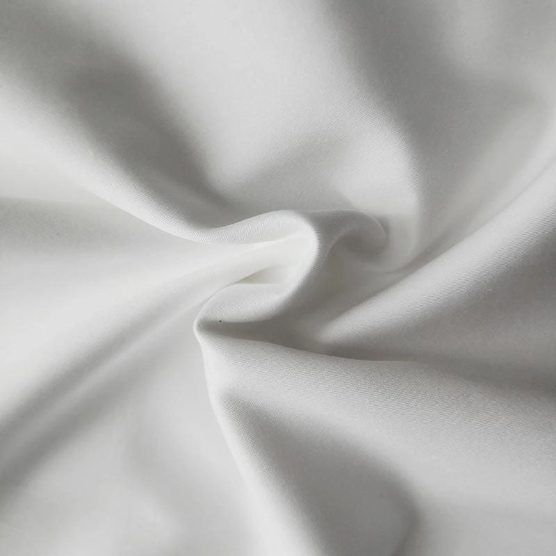 Cotton 60s cíor 300t Plain Sateen White Fabraic Linen Linen Linen