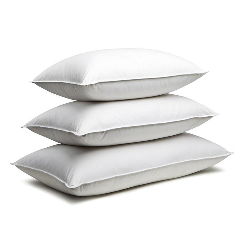 Cotton 233TC Clúdach Shell óstán Croí Pillow Microfiber Siliconized