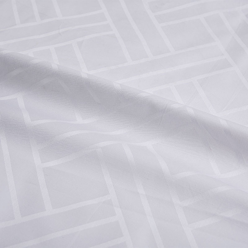 Fabraic Bileog Óstán Jacquard Woven Woven Woven Pure