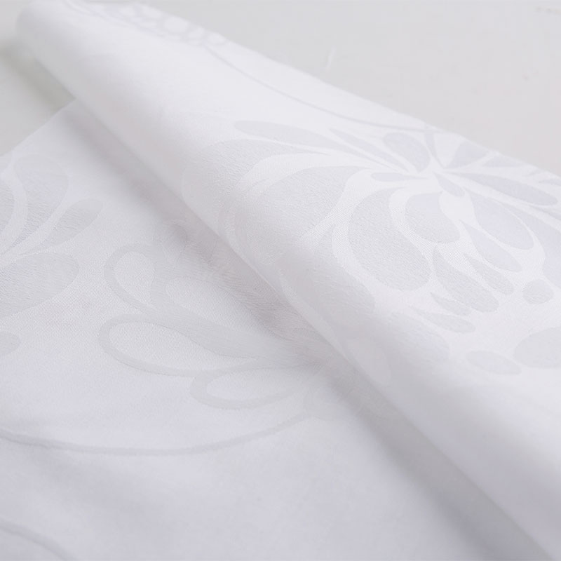 Cotton Jacquard Flower Flower Fabricí leapacha Óstán Bán